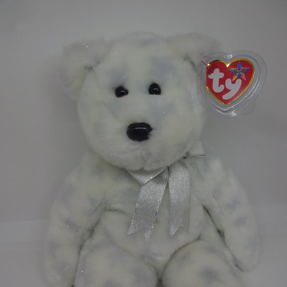 Vintage TY "THE BEGINNING BEAR" Retired 2000 (NWT) - Picture 2 of 6